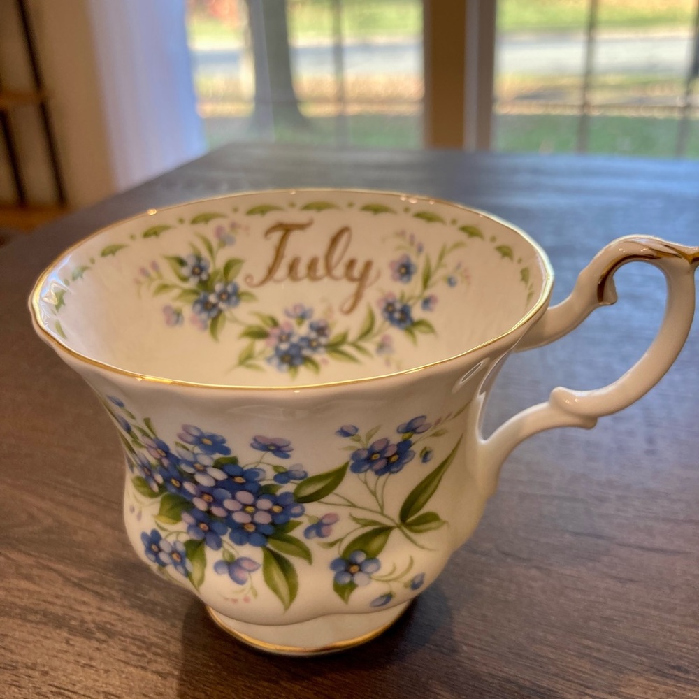 Royal Albert Teacup July Forget Me Not Mug